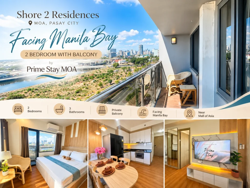 Shore 2 Deluxe 2 Bedroom with Manila Bay View